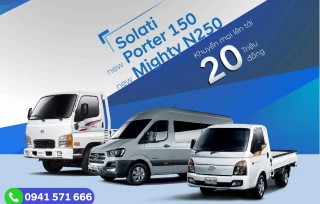 Hyundai Vinh khuyễn mãi 20 triệu đồng cho Hyundai Solati, H150