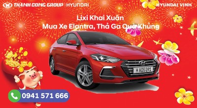 Khuyễn mãi đặc biệt dành cho Hyundai Elantra tại Hyundai Vinh Nghệ An