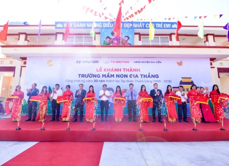 TC MOTOR và Hyundai chính thức khánh thành công trình trường mầm non tại Ninh Bình